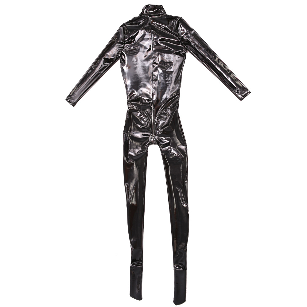 女性のための光沢のあるアクリルのボディスーツ,セクシーな合成 - Sewing Latex のレビューと価格