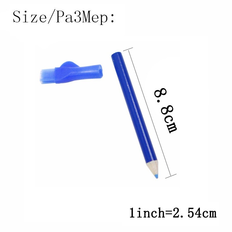 3/6 個水溶性ファブリック鉛筆ブラシキャップ付きテーラーマ - Sewing Gauge Ruler のレビューと価格