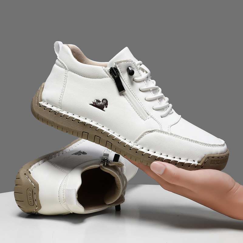 女性用スニーカー手作りレザーカジュアルシューズアウトドアソフ - Sewing Latex のレビューと価格